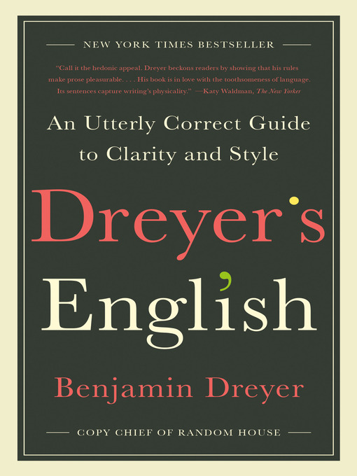 Title details for Dreyer's English by Benjamin Dreyer - Available
